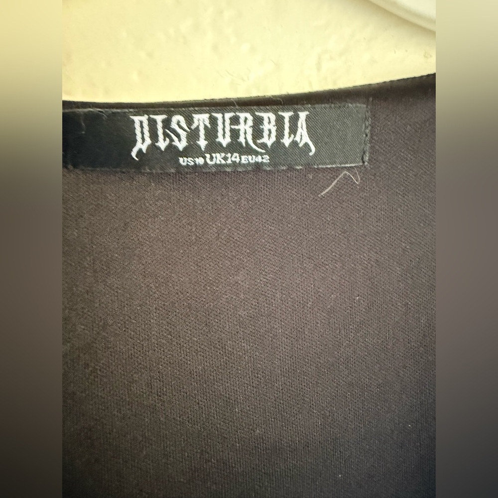 NWOT Disturbia Vesta Chiffon Ruffle Mini Dress 🩸 - Picture 9 of 9